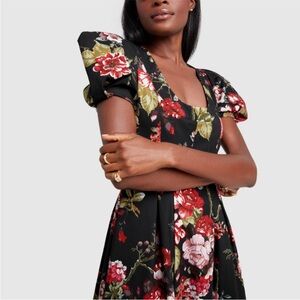 Rita Round Neck Floral Dress Goop